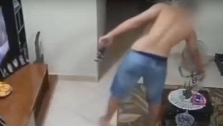 DESCONTROLADO: Filho chega em casa ameaçando matar a mãe doente e PM é chamada