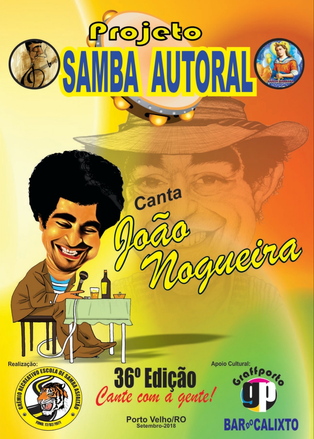 COMPOSIÇÃO: 36ª Projeto Samba Autoral homenageia João Nogueira