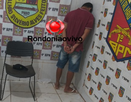 NO FLAGRA: Adolescente é detido armado e com droga no 