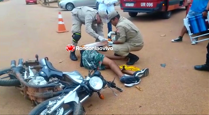 IMPRUDÊNCIA: Motorista de App avança preferencial e causa grave acidente com motociclista