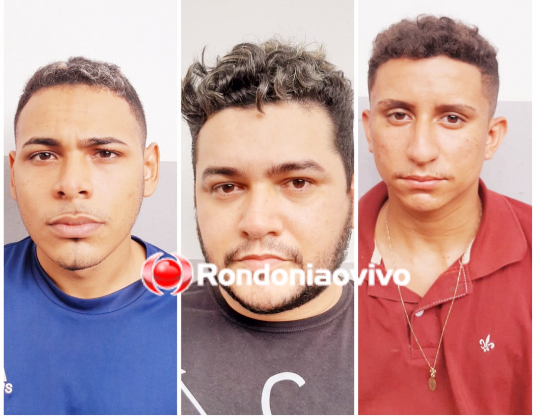 FLAGRANTE: Delegacia de Furtos e Roubos prende trio com droga e munições