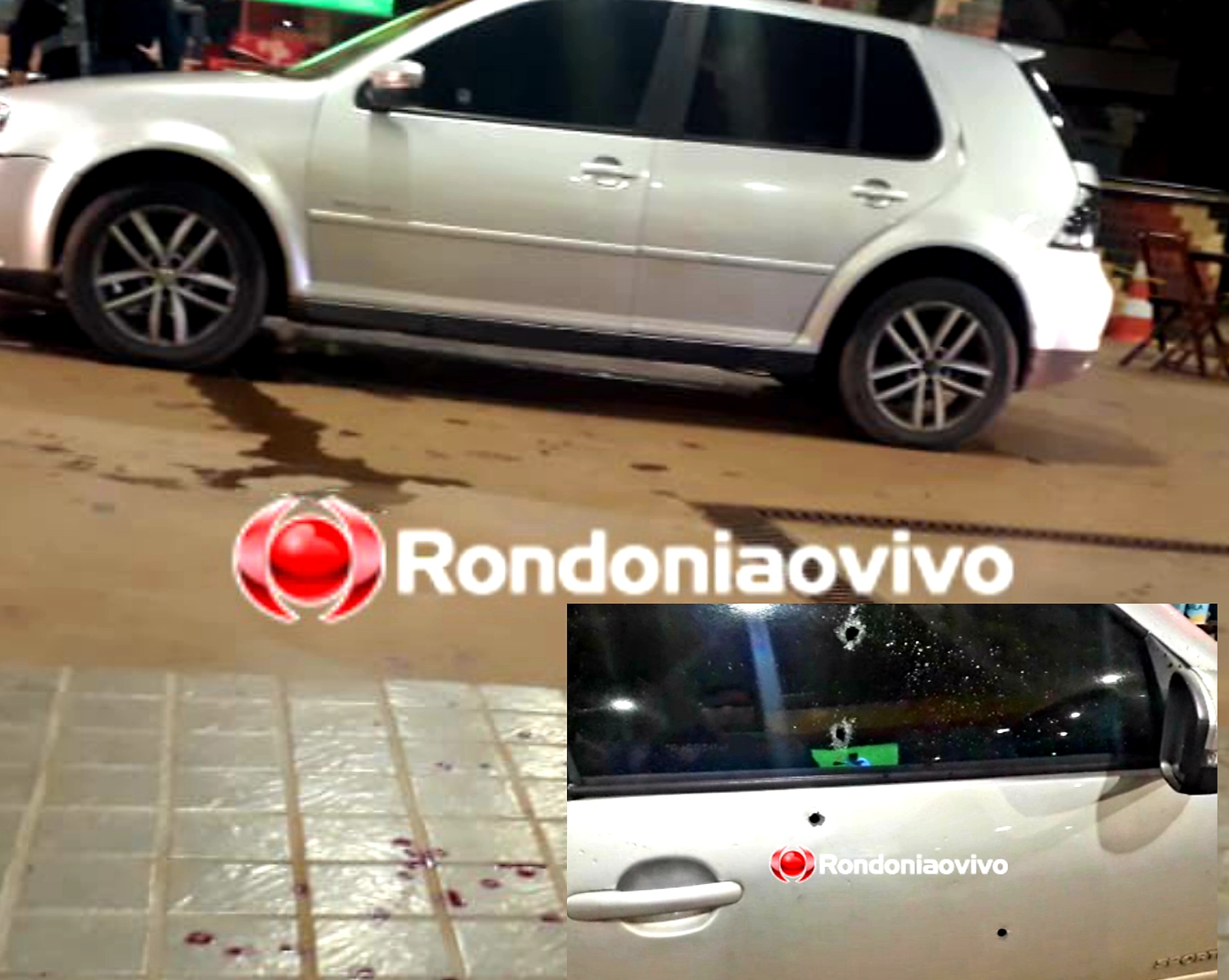 CRIVADO: Motorista é alvejado a tiros dentro de carro e pede ajuda em posto de combustíveis