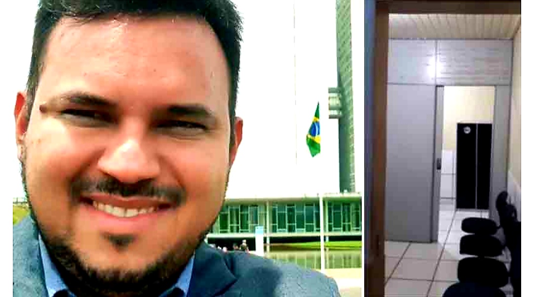 FEZ QUESTÃO: Vereador não é reeleito e leva para casa até a porta de gabinete: 'é minha'