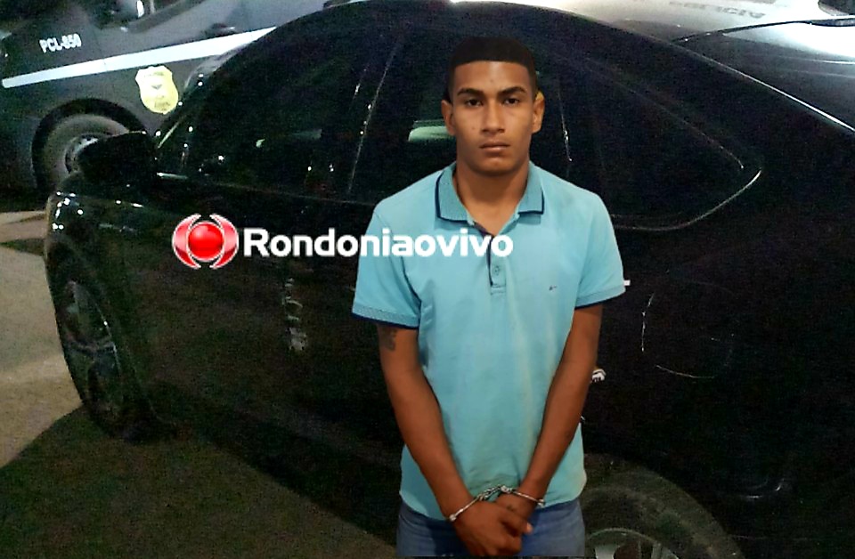 'FURTOS E ROUBOS': Polícia prende jovem com carro roubado de oficial de justiça refém em residência