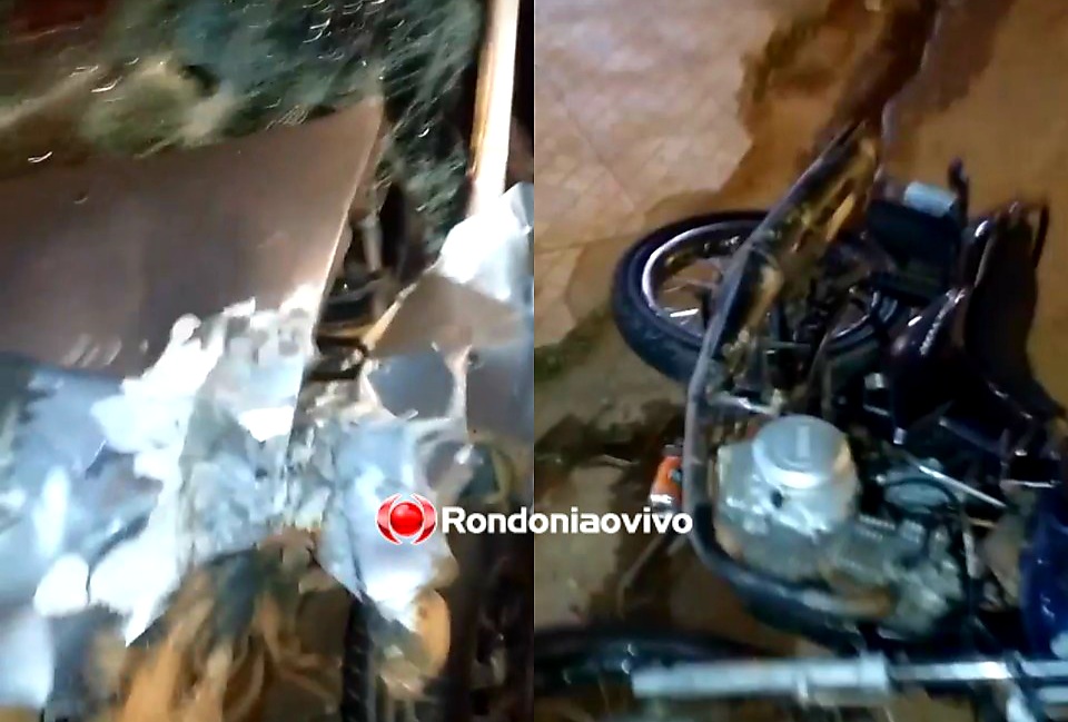 TRAGÉDIA: Mulher morre após colisão frontal entre carro e moto em Porto Velho