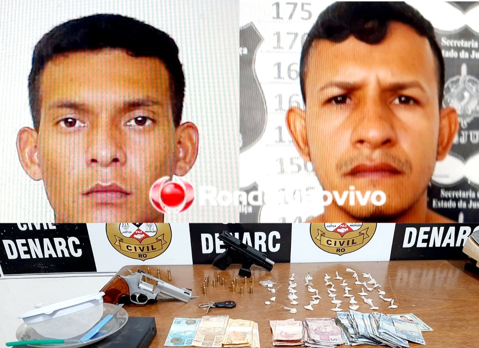 'DE FACHADA': Denarc fecha boca de fumo em bar e prende dupla com droga e armas roubadas