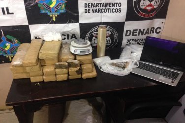 DENARC prende traficante com quase 30 quilos de drogas