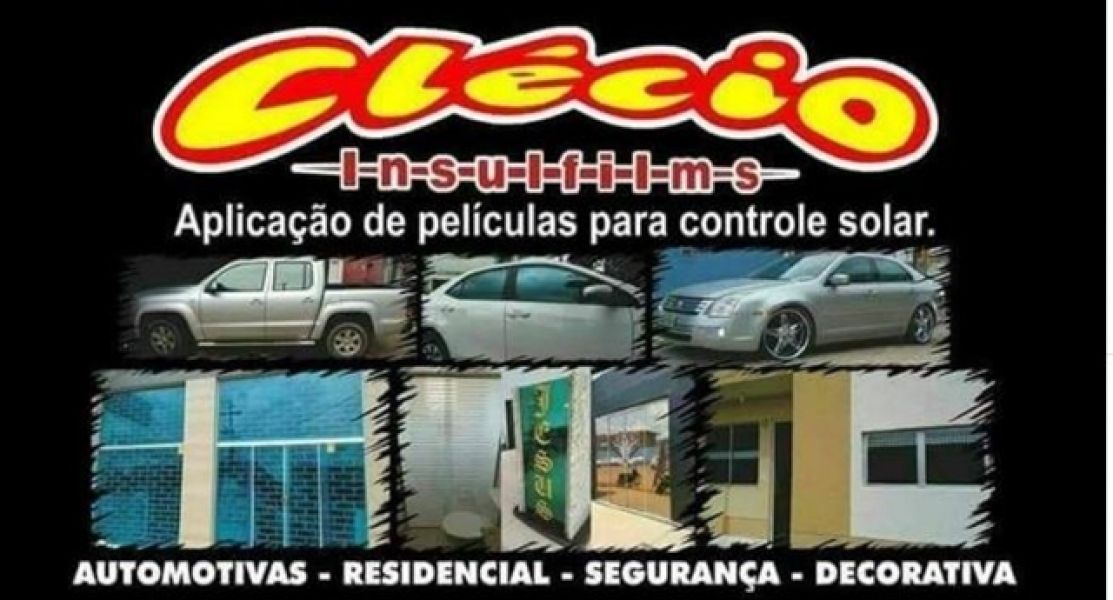 QUALIDADE: Clécio Insulfilms, a melhor opção em películas para seu carro ou imóvel