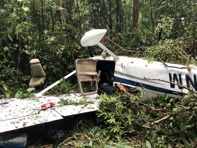 TRÁGICO: Avião cai em área de garimpo e casal é encontrado morto