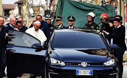 Terremoto atinge centro da Itália durante visita do Papa