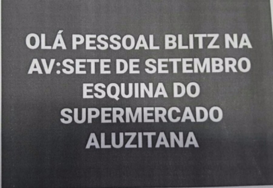 Polícia Civil começa indiciar motoristas que alertam sobre blitz em redes sociais