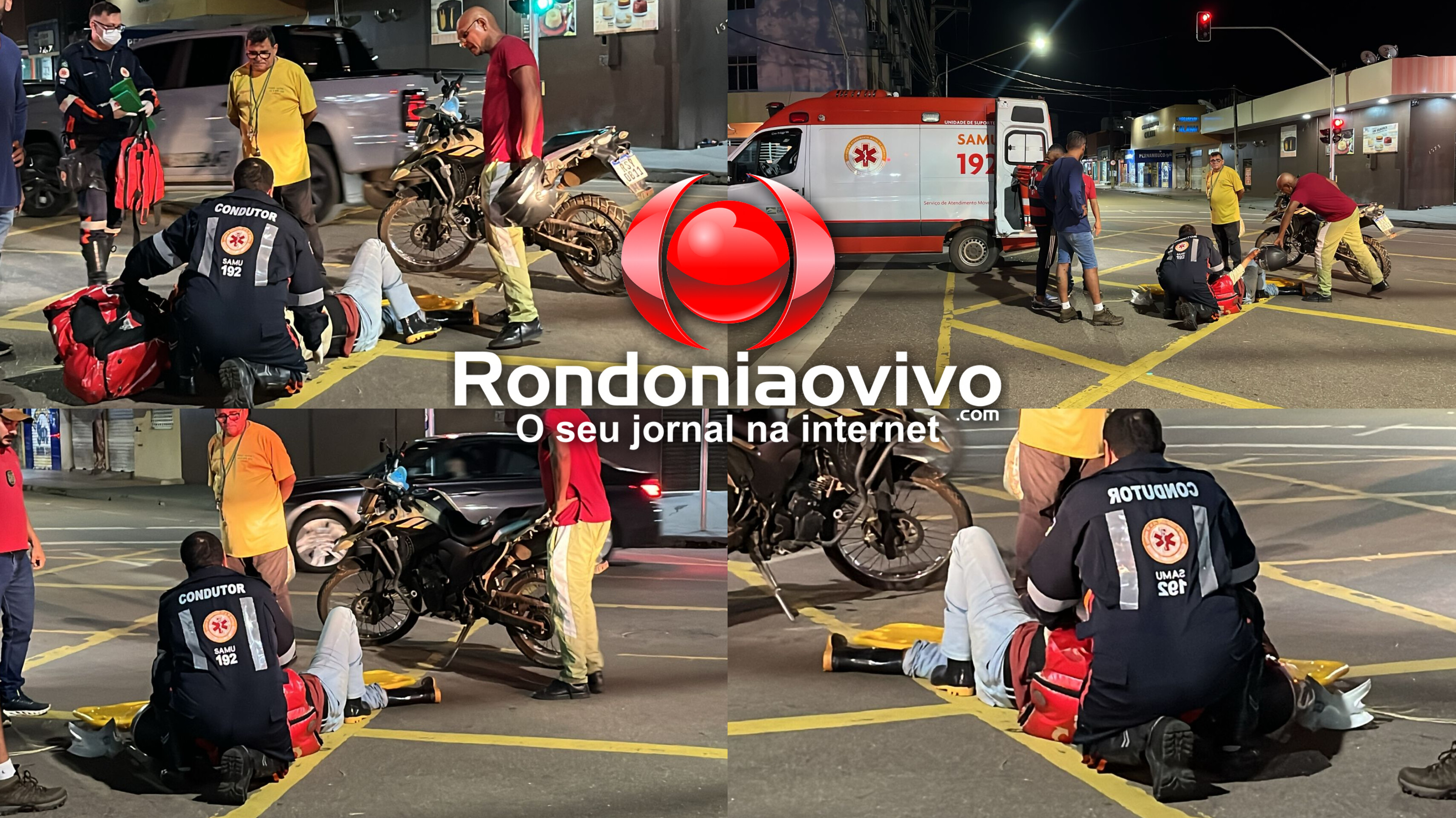 OMISSÃO: Motoboy fica ferido e causador de acidente foge sem prestar socorro