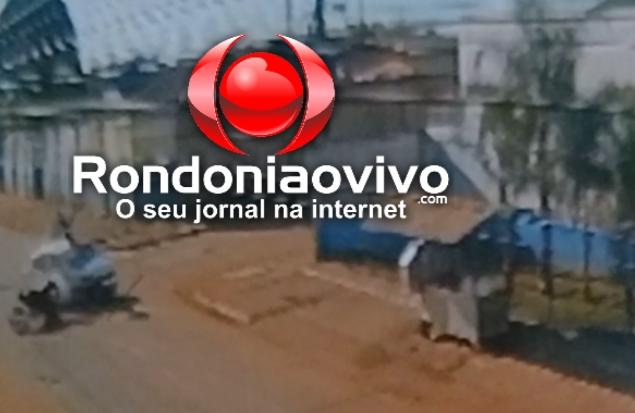 VÍDEO: Câmera registra grave acidente que deixou motociclista intubada na zona Leste