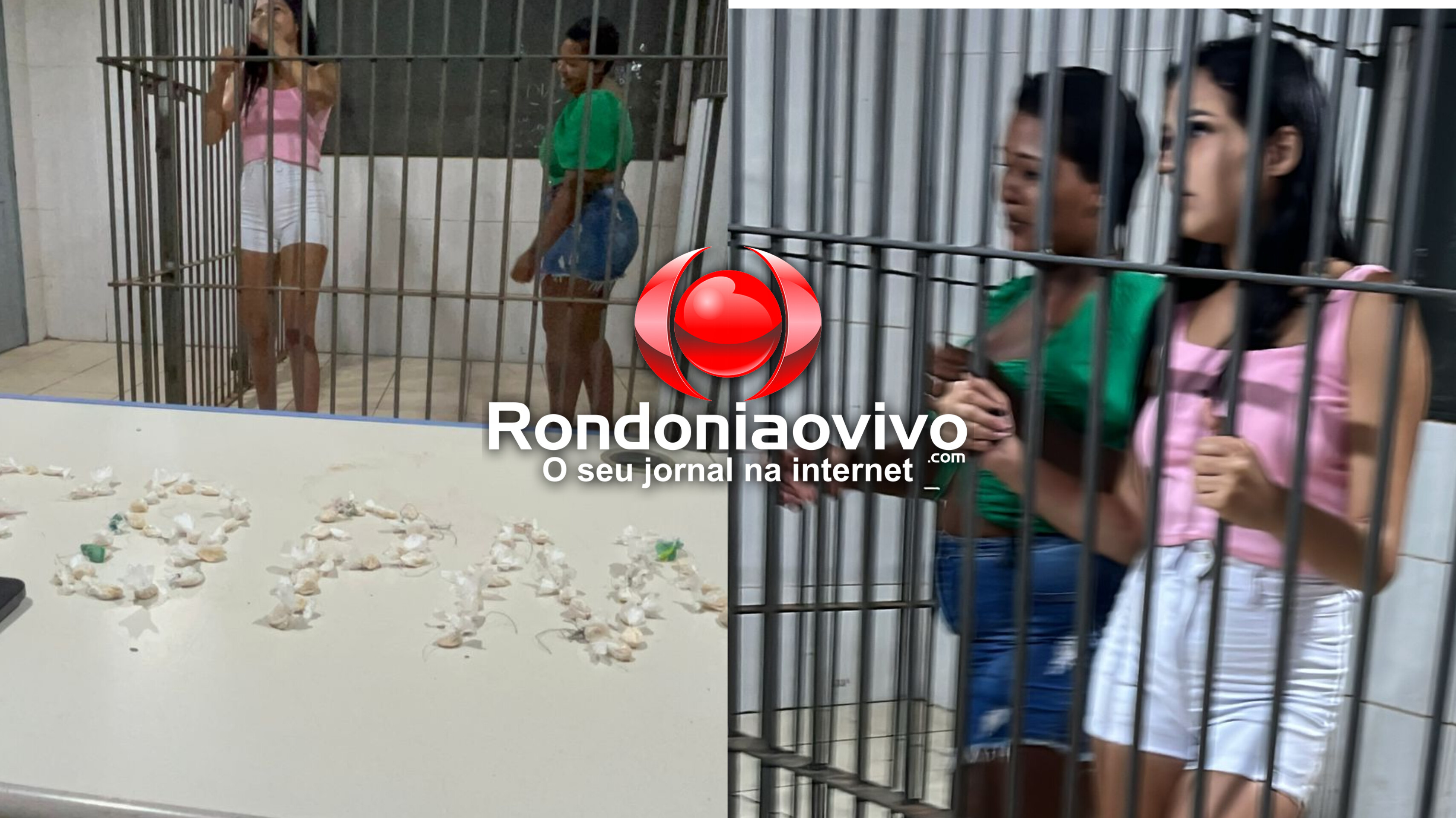 FLAGRANTE: Mulheres são presas por tráfico de drogas no Mariana