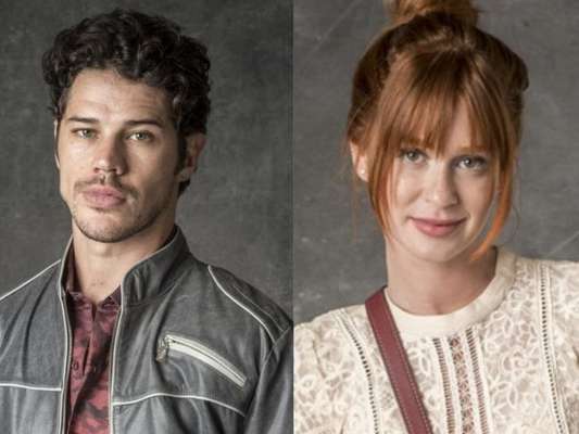 MISTÉRIO: Marina Ruy Barbosa e Loreto têm conversa reservada na Globo