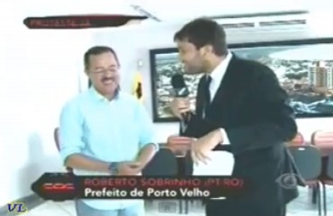 VERGONHA - Prefeito Roberto Sobrinho e as inacabadas obras dos viadutos são destaques no programa CQC - VÍDEO 