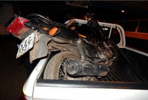 PM apreende motocicleta com placa adulterada