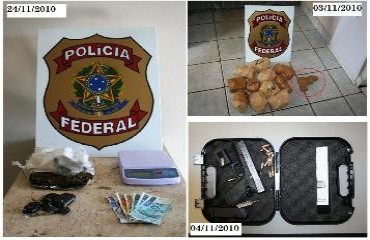 Policia Federal e Força Nacional cumprem mandados de busca e apreensão em casa de criminoso em Porto Velho/RO