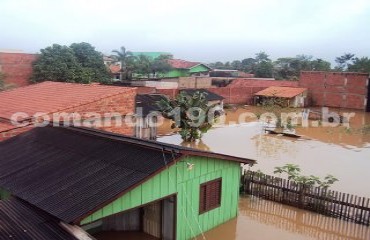 Forte chuva em Cacoal deixa várias famílias desabrigadas