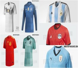 Argentina, Espanha e Japão: possíveis camisas da Copa da Rússia