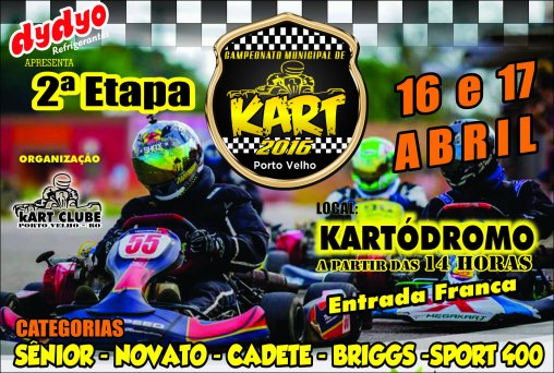 Começa a 2ª etapa do Campeonato Municipal de Kart 