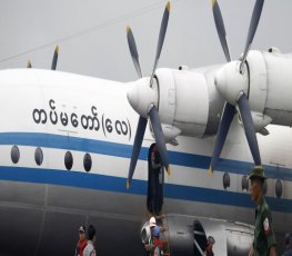 Myanmar encontra restos de avião militar no oceano