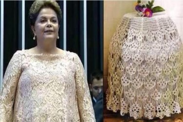 Vestido escolhido por Dilma para cerimônia de posse vira piada na Web	