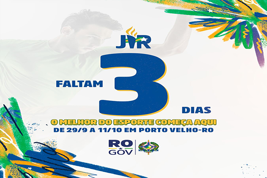 JOGOS INTERMUNICIPAIS DE RO: Faltam apenas três dias para início do evento