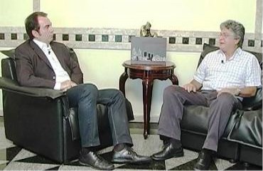 Julio Carvalho e José Roberto de Melo no programa 'Viva Porto Velho'