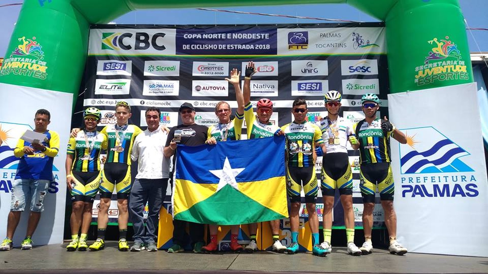 COMPETIÇÃO: Seleção Rondoniense de Ciclismo fica em 6º lugar na Copa Norte Nordeste