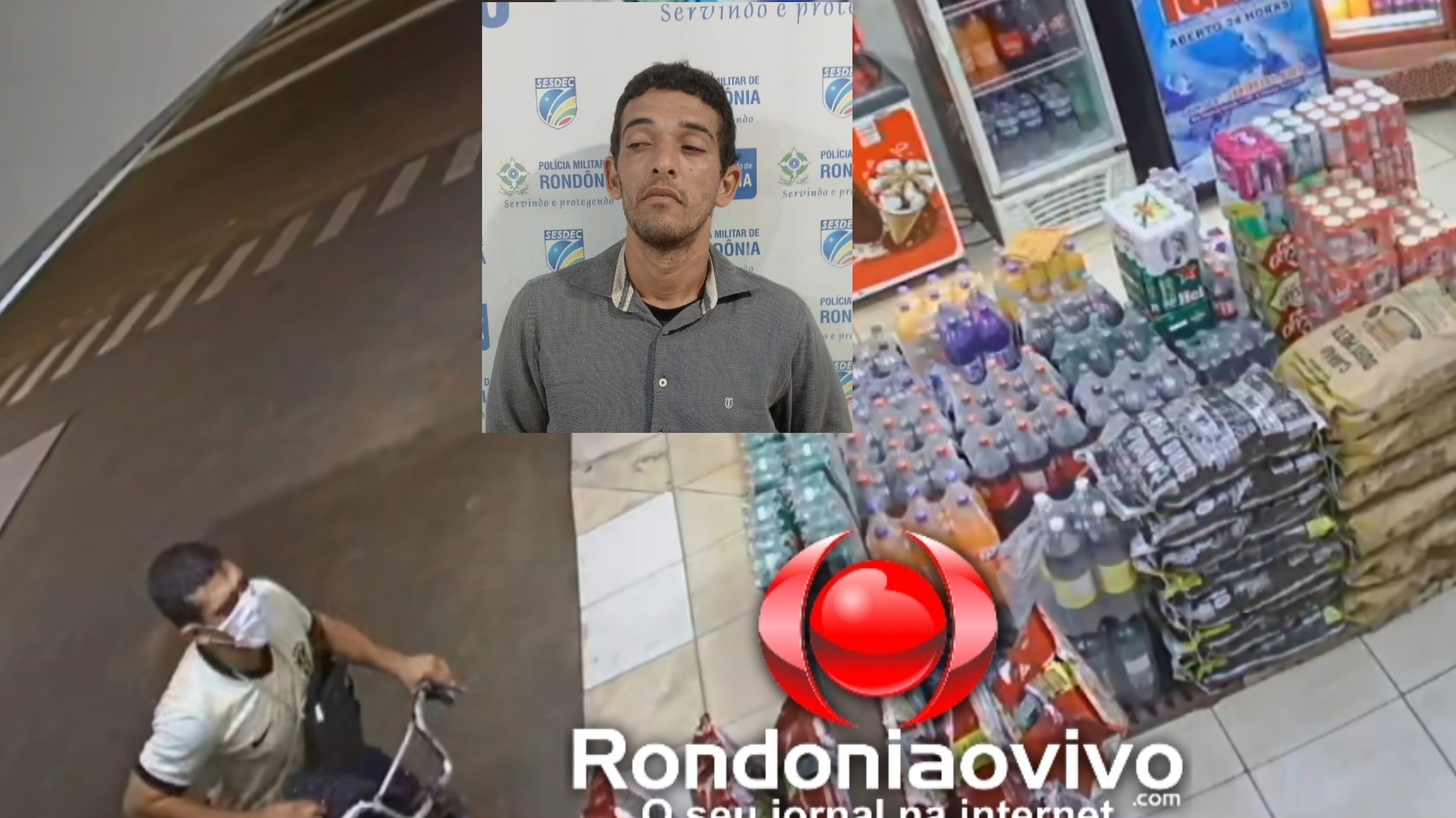 VEJA VÍDEO: Acusado de roubos em postos de combustíveis é preso pela PM