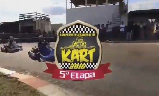 Começa a 5ª etapa do Campeonato Municipal de Kart