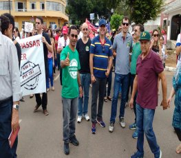 Sindafisco participa de manifestação contra as Reformas