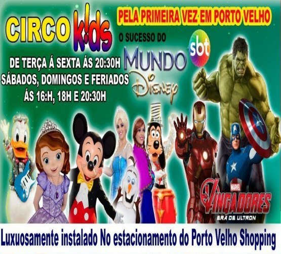 PROMOÇÃO – Concorra ingressos para o Circo Kids 