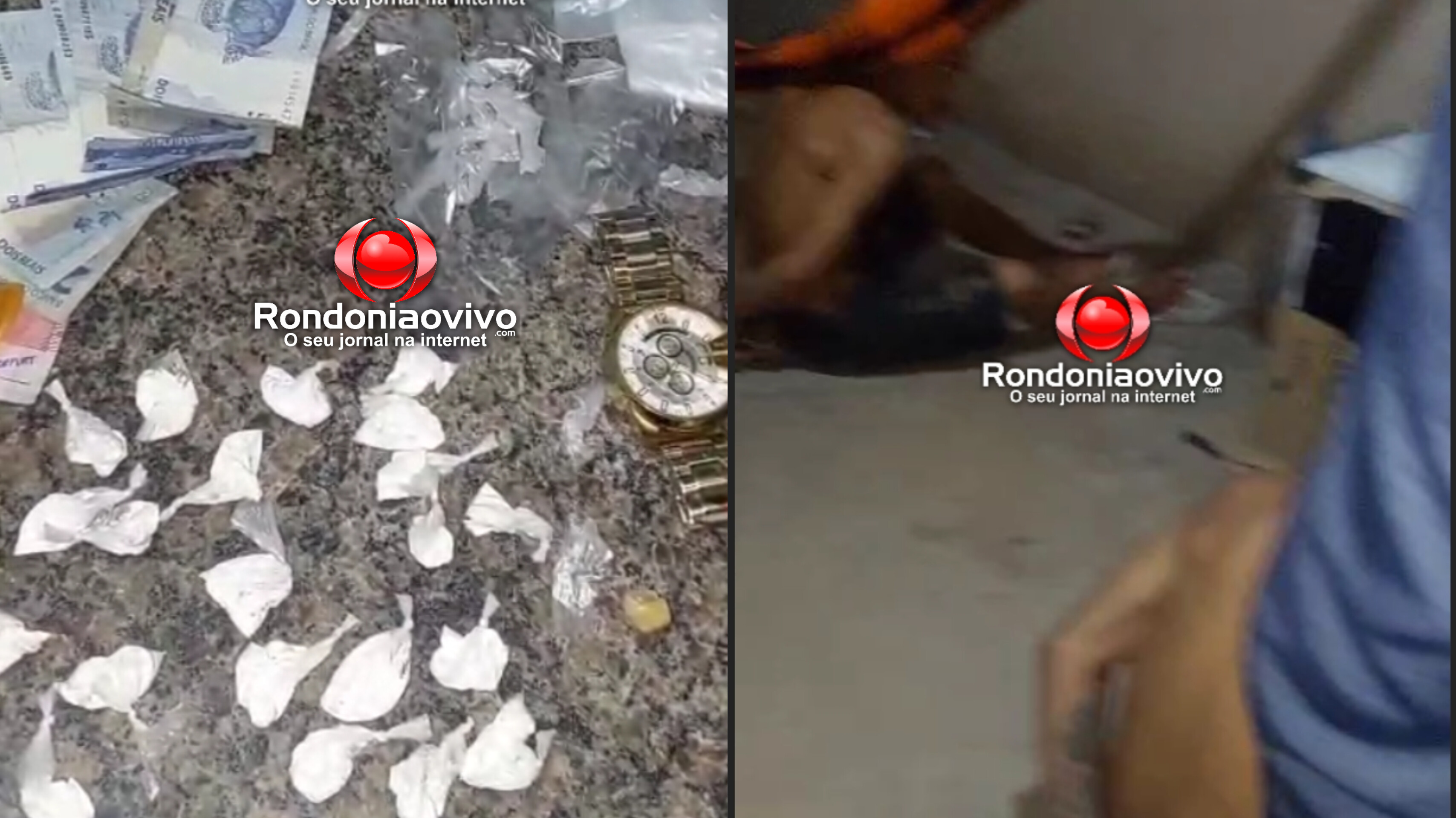 VÍDEOS: Equipe do sgt Machado desarticula boca de fumo e prende trio no Beco do Macaco