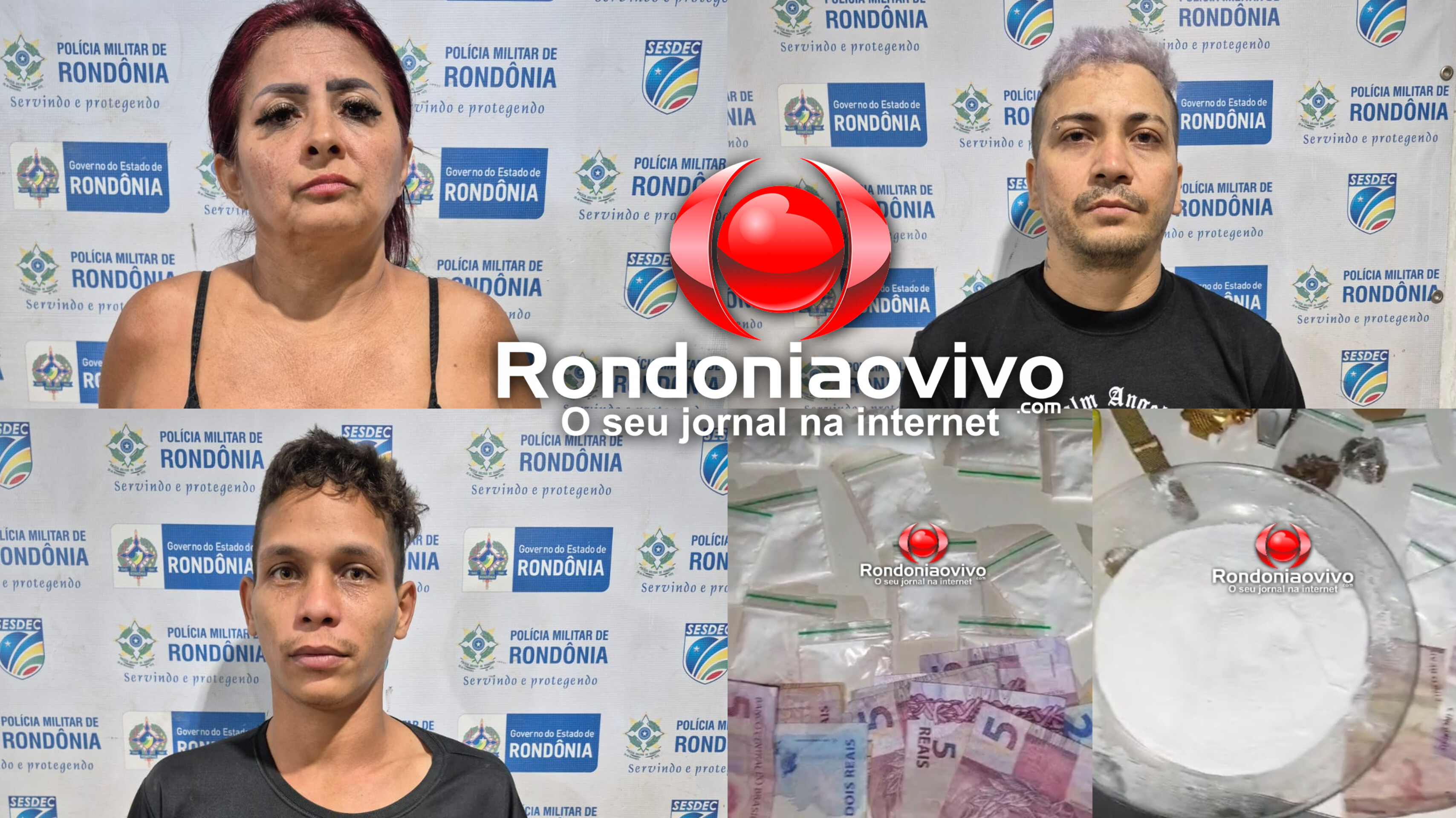 VÍDEO: Boca de fumo em bar é estourada e casal é preso por equipe do sgt Machado 