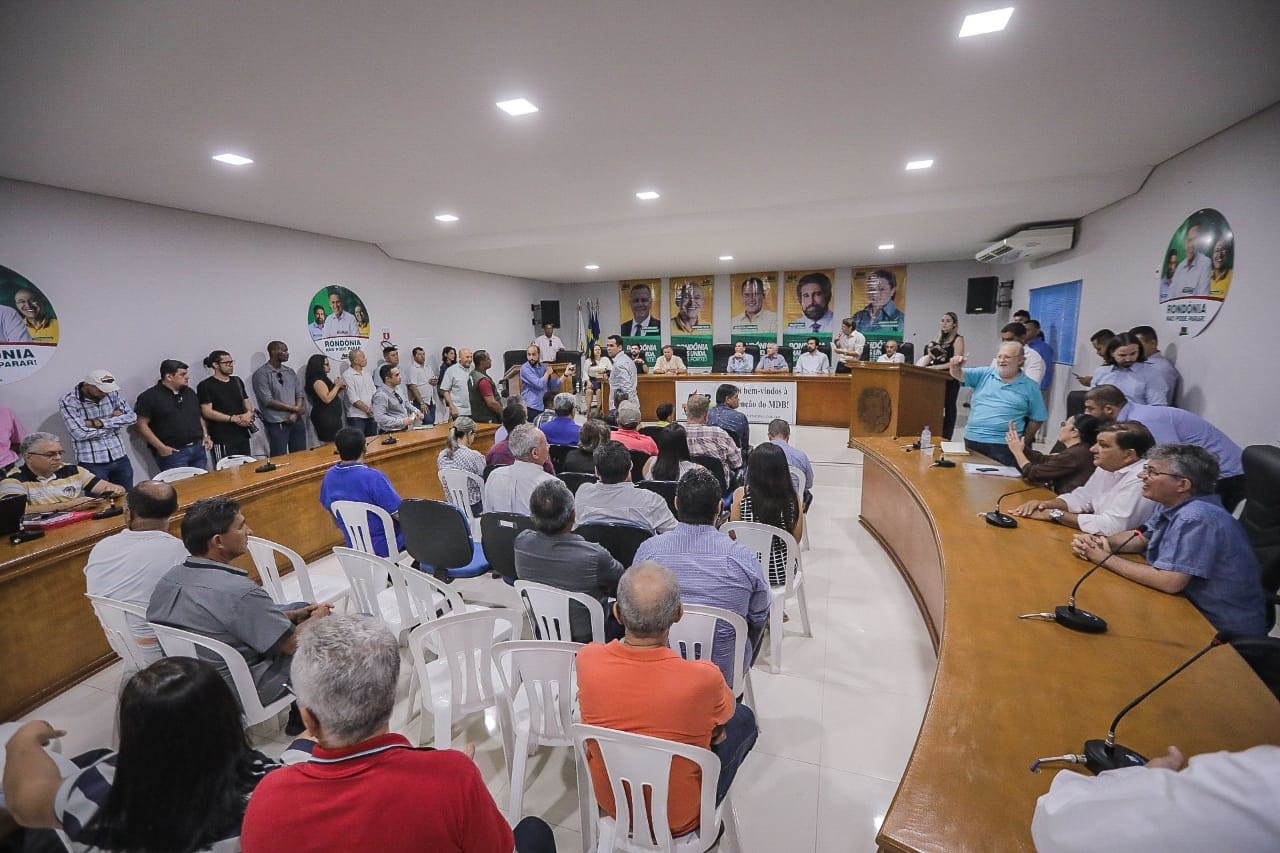 LIDERANÇAS: MDB realiza grande encontro em Jaru e fortalece pré-candidaturas