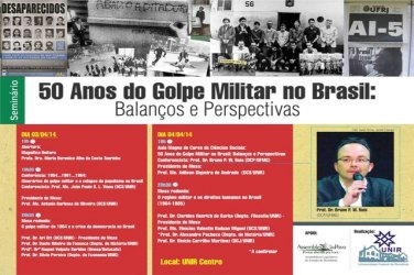 Seminário na UNIR analisa 50 anos do golpe militar