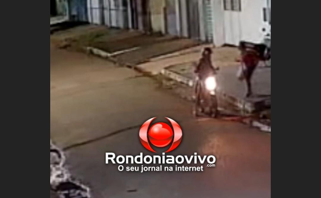 VÍDEO: Criminosos em moto assaltam mulher e levam iPhone na zona Sul