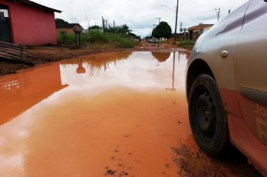 Moradores de bairro de Porto Velho denunciam obras abandonadas e situação de calamidade - FOTOS