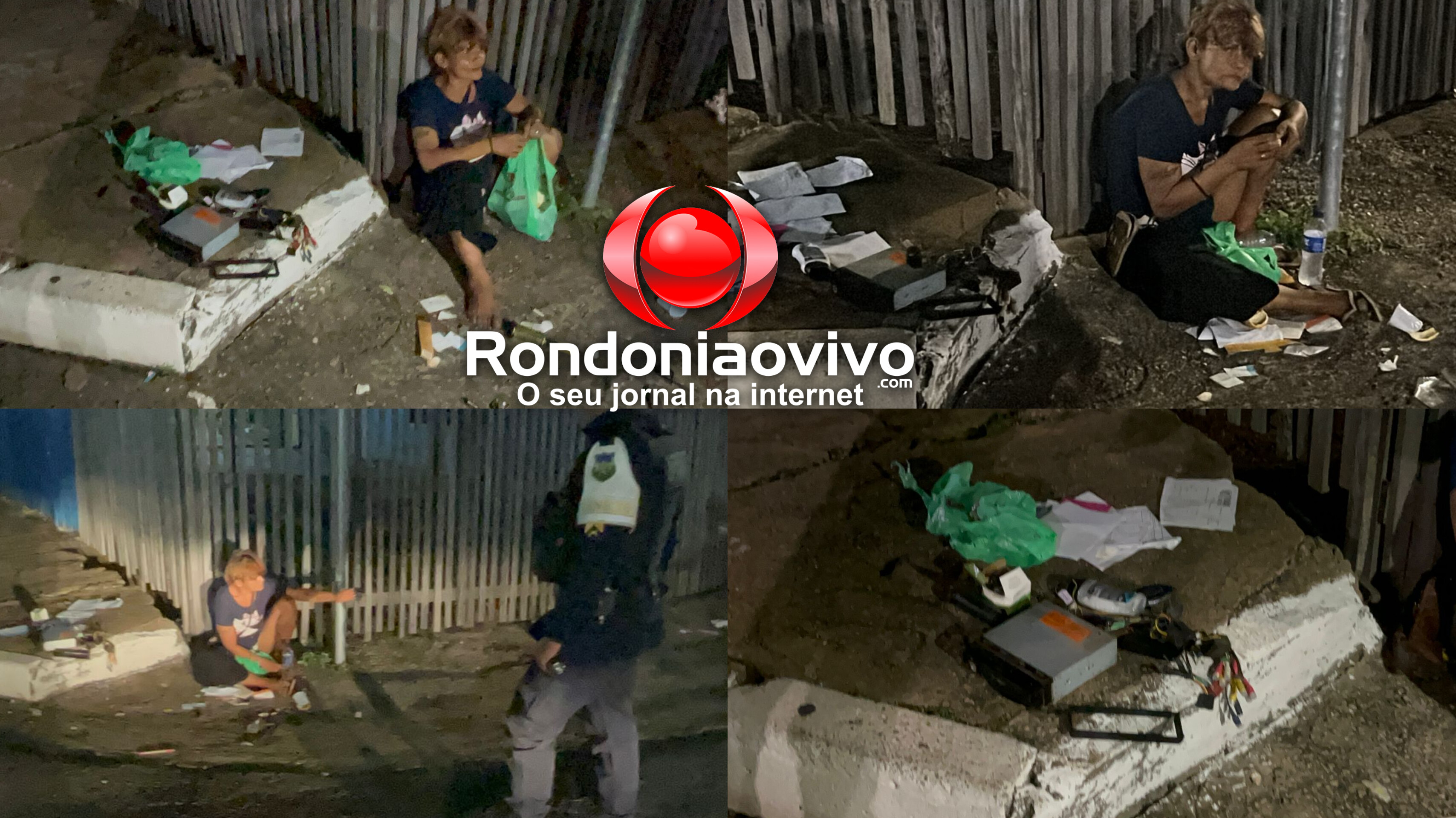 VÍDEO: Mulher é presa por arrombar veículo e furtar objetos no Centro de Porto Velho