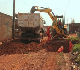 Obras de infraestrutura avançam em três bairros de Porto Velho