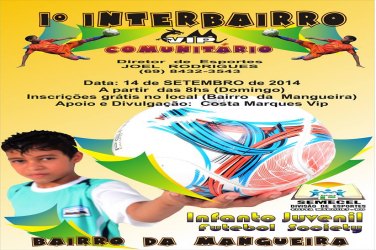 Abertura do Campeonato de Futebol Interbairros 