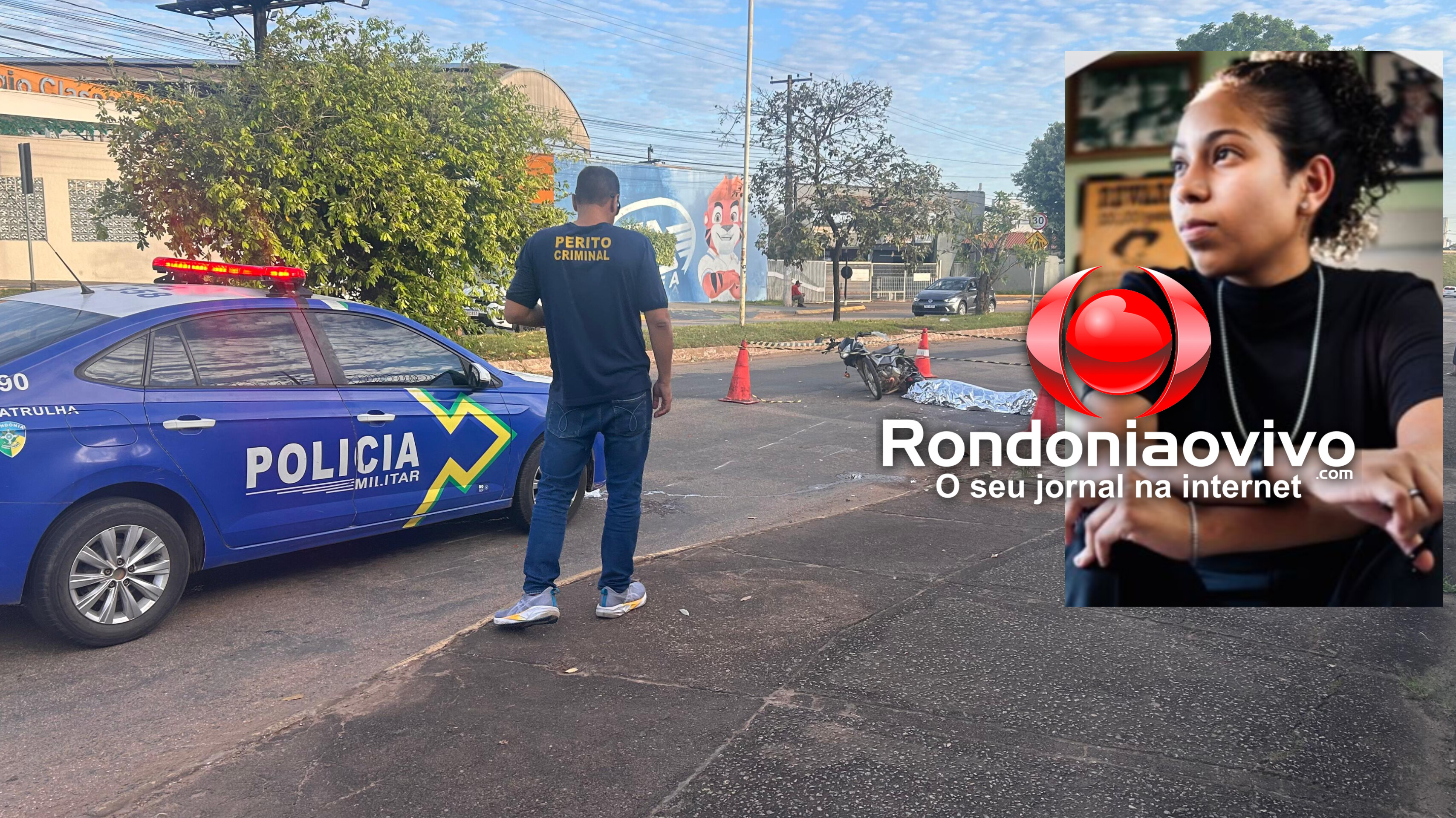 VÍDEO: Jovem cabeleireira morre após grave acidente entre moto e bicicleta
