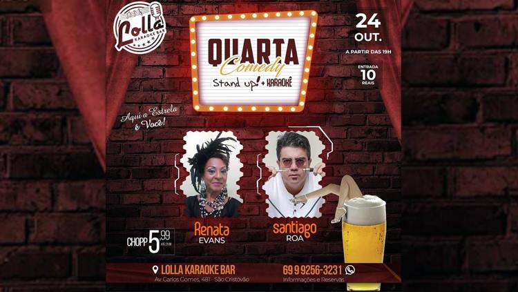 RIR O MELHOR NEGÓCIO: Hoje tem Stand Up Comedy no llolla Karaoke