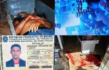 Assaltante morre no bairro São Francisco após trocar tiros com a polícia; câmera de segurança registra toda ação - Fotos