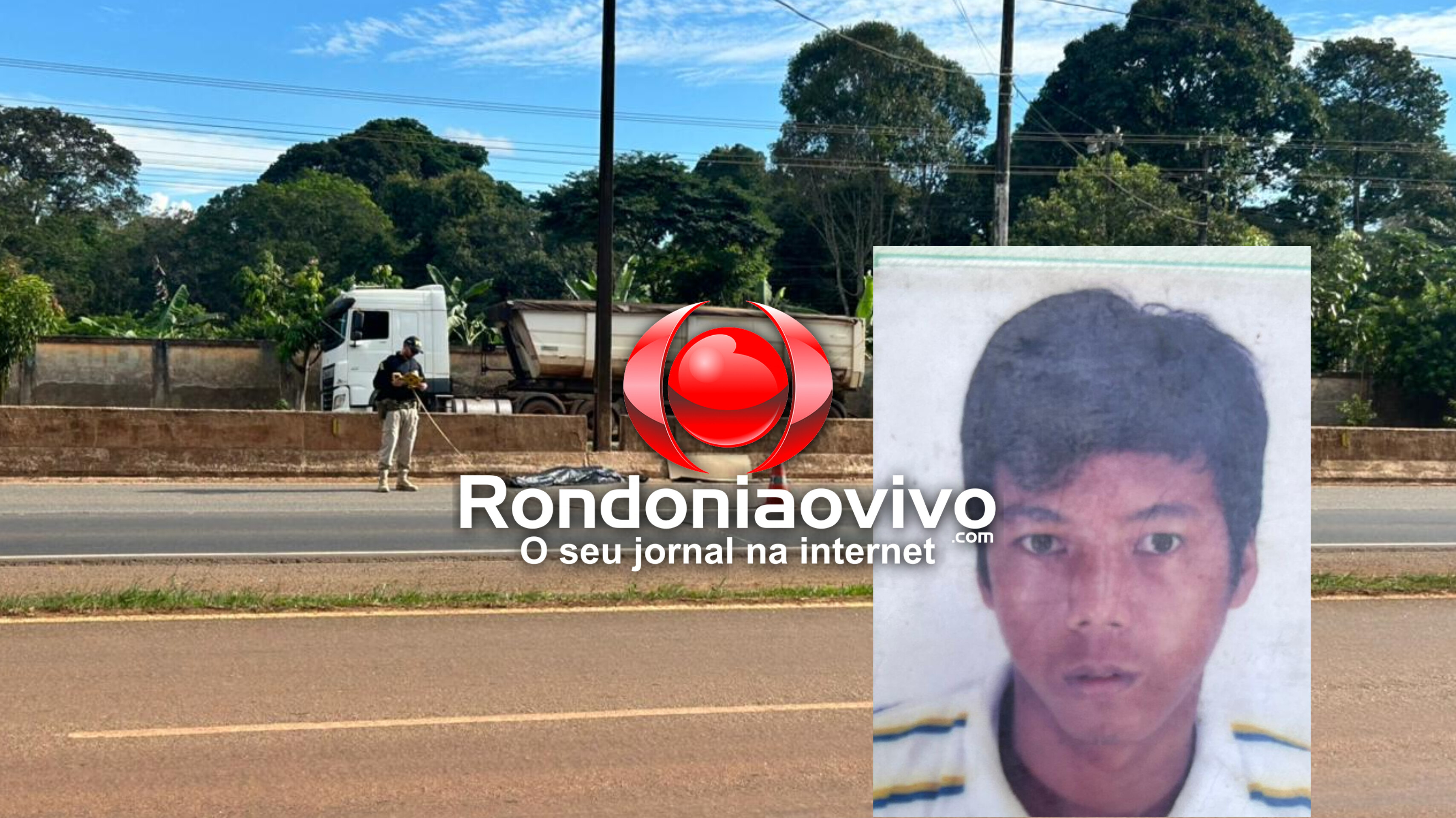 IDENTIFICADO: Pedestre morre atropelado por carro em faixa na BR-364