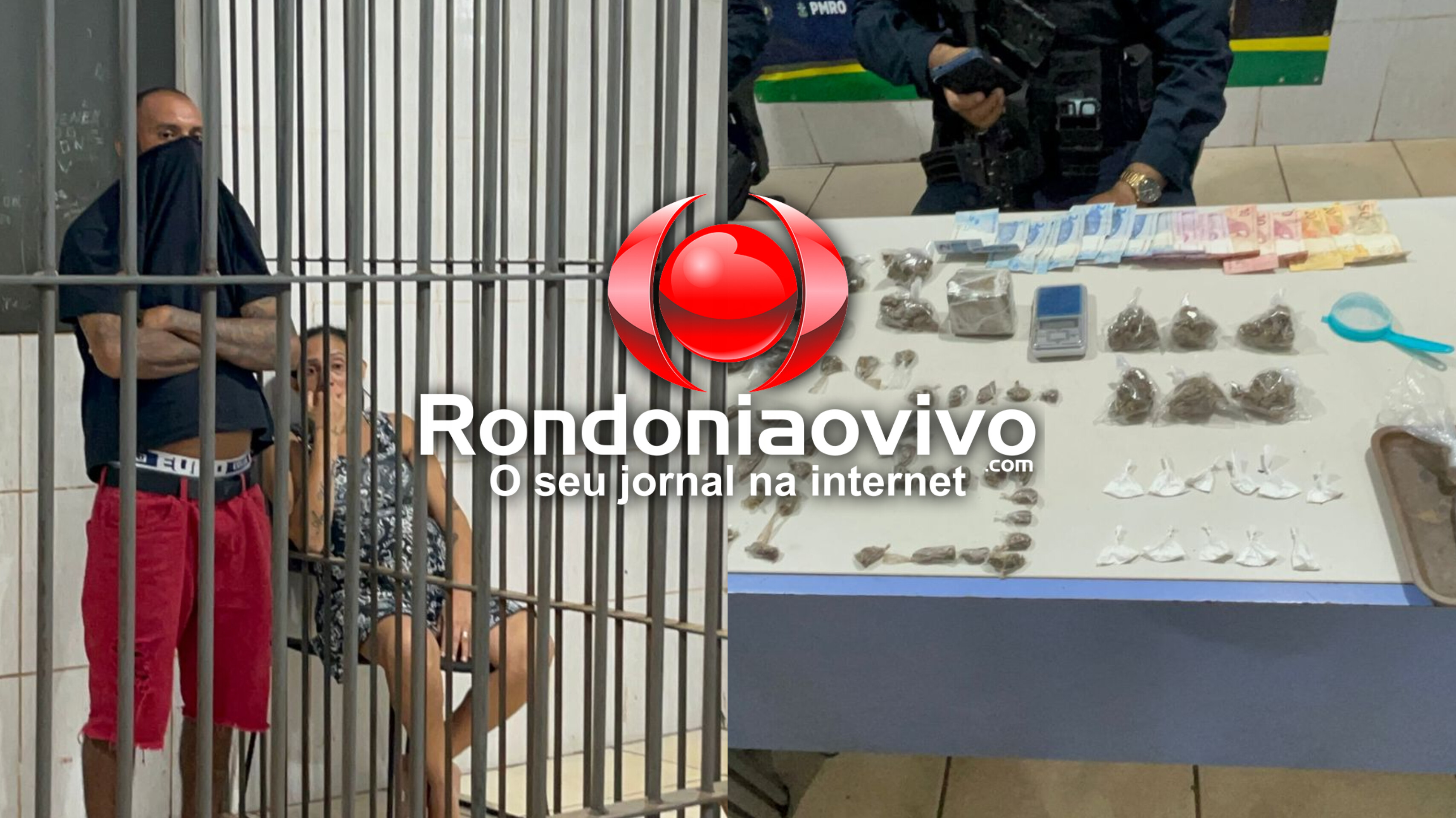 NÃO MUDOU: Apenado é preso novamente por tráfico no mesmo local em Porto Velho