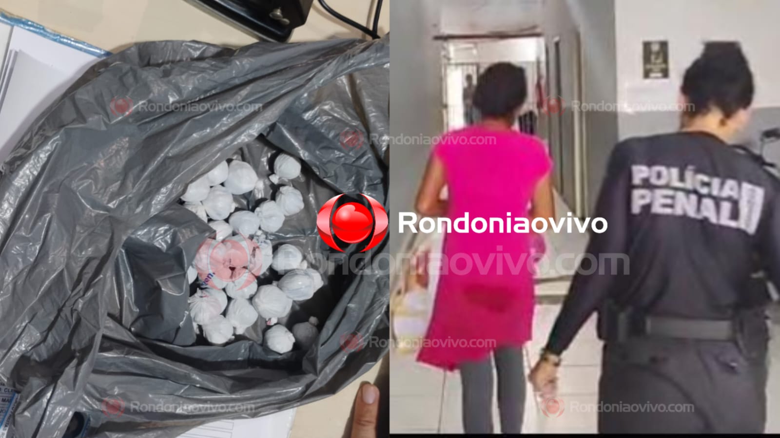 NO PRESÍDIO: Mulher é flagrada com pacote de drogas no órgão genital ao visitar o marido