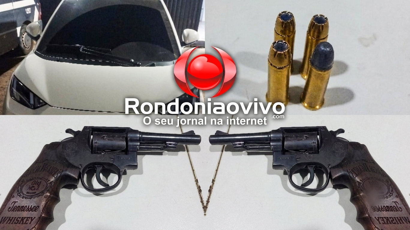 TRIO PRESO: BPTAR intercepta veículo após perseguição e frustra novos ataques de facções